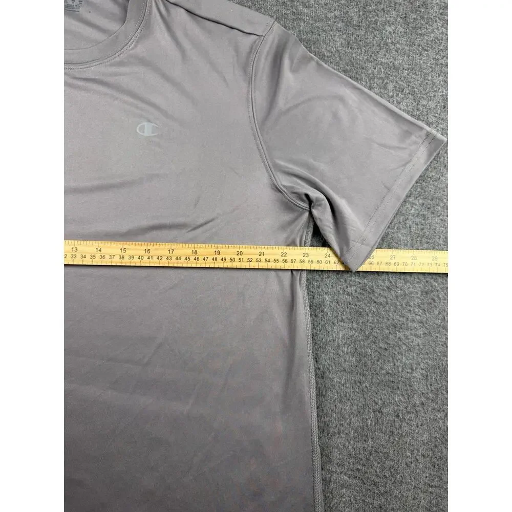Champion Men's XL Gray Polyester Quick‎ Dry Performance Activewear Shirt - Picture 5 of 6
